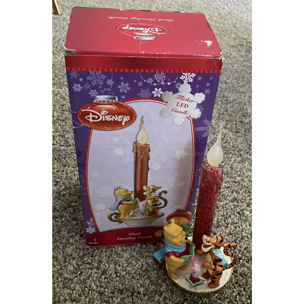 Disney Pooh Caroling Candle (LED, Roman Lights, 2009, Pooh, Tiger, Piglet)